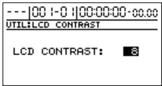 BOSS BR-1200 CD - Réglage du contraste de l'écran - 3