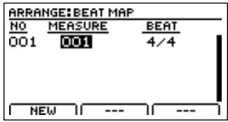 BOSS BR-1200 CD - Métrique pour chaque mesure (beat map) - 3