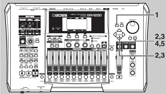 BOSS BR-1200 CD - Mémoires d'effets - 1