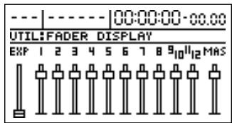 BOSS BR-1200 CD - Amenez le curseur sur "FADER" et appuyez sur [enter/yes]. - 1