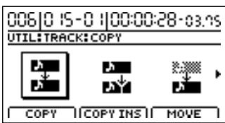 BOSS BR-1200 CD - Exemple 3: déplacer des données avec "FROM - 3