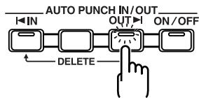 BOSS BR-1200 CD - - Entrer la position punch out - 1