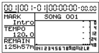 BOSS BR-1200 CD - Accéder à un repère - 1