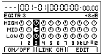 BOSS BR-1200 CD - Régler la tonalité de chaque piste (égaliseur) - 3