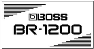 BOSS BR-1200 CD - Mise sous tension du BR-1200CD - 3