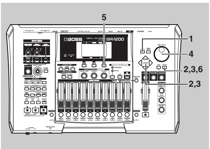 BOSS BR-1200 CD - Initialiser le disque dur (disk initialize) - 2