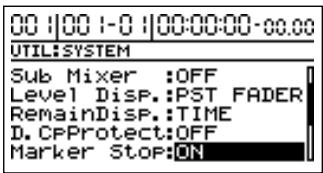 BOSS BR-1200 CD - Arrêt automatique à un repère (marker stop) - 3