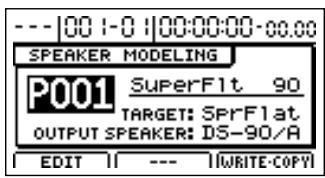 BOSS BR-1200 CD - Utilisation de la modélisation d'enceintes - 1