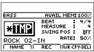 BOSS BR-1200 CD - Créer des motifs de basse en mode pas à pas - 4