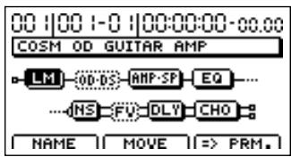 BOSS BR-1200 CD - Appuyez sur [F1] (EDIT) - 1