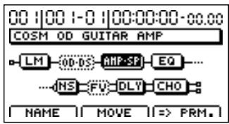 BOSS BR-1200 CD - Appuyez sur [F1] (EDIT) - 2