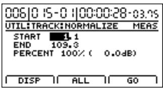 BOSS BR-1200 CD - Fonctionnement de "normalize - 7