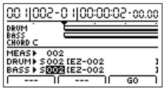 BOSS BR-1200 CD - Insérer des arrangements rythmiques - 6