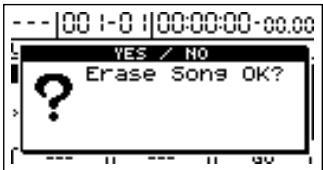 BOSS BR-1200 CD - Effacer des morceaux (song erase) - 4