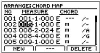 BOSS BR-1200 CD - Insérer des accords - 1