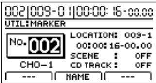 BOSS BR-1200 CD - Déplacer un repère - 3