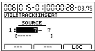 BOSS BR-1200 CD - Amenez le curseur sur "INSERT" et appuyez sur [enter/yes]. - 1