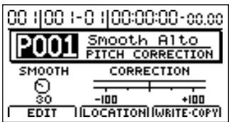 BOSS BR-1200 CD - Correction de la justesse (pitch correction) - 1