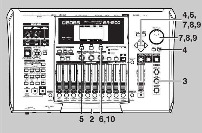 BOSS BR-1200 CD - Précautions pour l'import de données SMF - 1