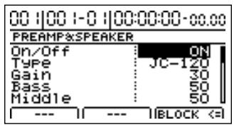 BOSS BR-1200 CD - Appuyez sur [F1] (EDIT) - 3