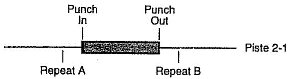 BOSS BR-532 - Correction d'une erreur en un point précis de l'enregistrement - 2