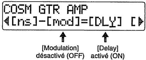 BOSS BR-532 - Édition des paramètres d'effets en insertion - 2