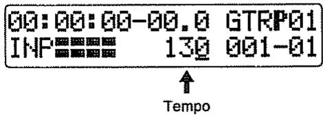 BOSS BR-532 - Modification du tempo - 1