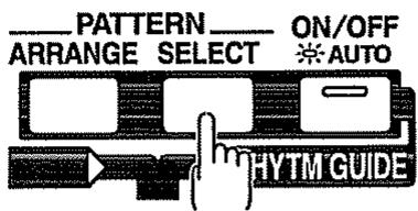 BOSS BR-532 - Sélection du motif rythmique - 1