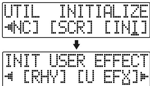 BOSS BR-600 - Initialiser les réglages d'effets - 1