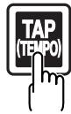 BOSS BR-600 - Changer le tempo des arrangements ou des motifs en le "tapon - 1