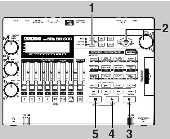 BOSS BR-600 - Fusion de pistes - 1