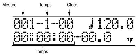 BOSS BR-600 - Déplacement dans un morceau par mesures ou temps - 1