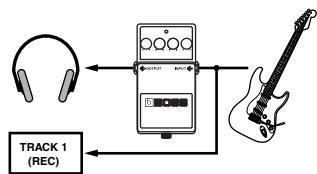 BOSS BR-600 - Changer le mode d'utilisation des effets d'insertion - 3