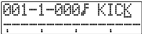 BOSS BR-600 - MEMO Affichage du motif - 3