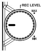 BOSS BR-600 - Réglage du niveau d'enregistrement - 1