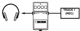 BOSS BR-600 - Changer le mode d'utilisation des effets d'insertion - 4