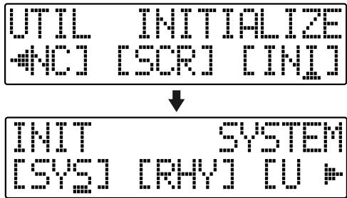 BOSS BR-600 - Initialiser les réglages système - 1