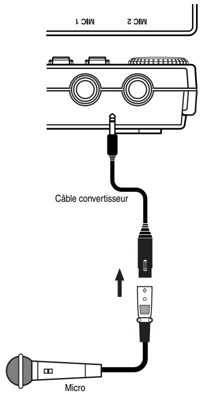BOSS BR-600 - Câble convertisseur pour micro - 1
