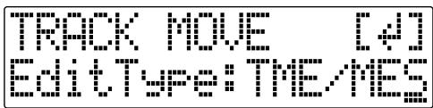 BOSS BR-600 - Déplacer un passage défini par positions (tme/mes) - 2