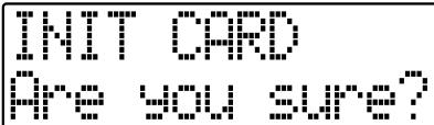 BOSS BR-600 - Initialiser la carte de mémoire - 6
