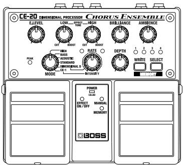 BOSS CE-20 - Caractéristiques générales - 1