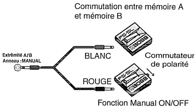 BOSS DB-500 - Extrémité : A/b et anneau : prise manual - 1
