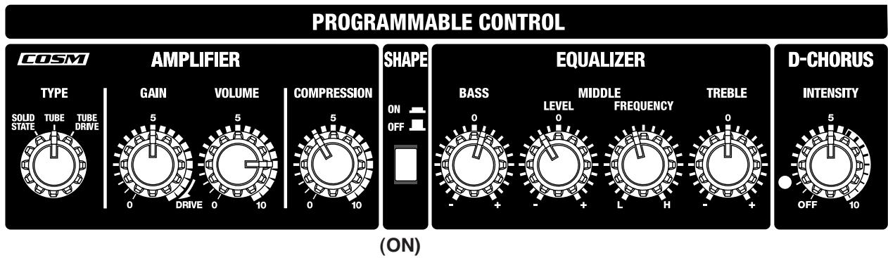 BOSS DB-700 - MEMORY A: rock bass - 1
