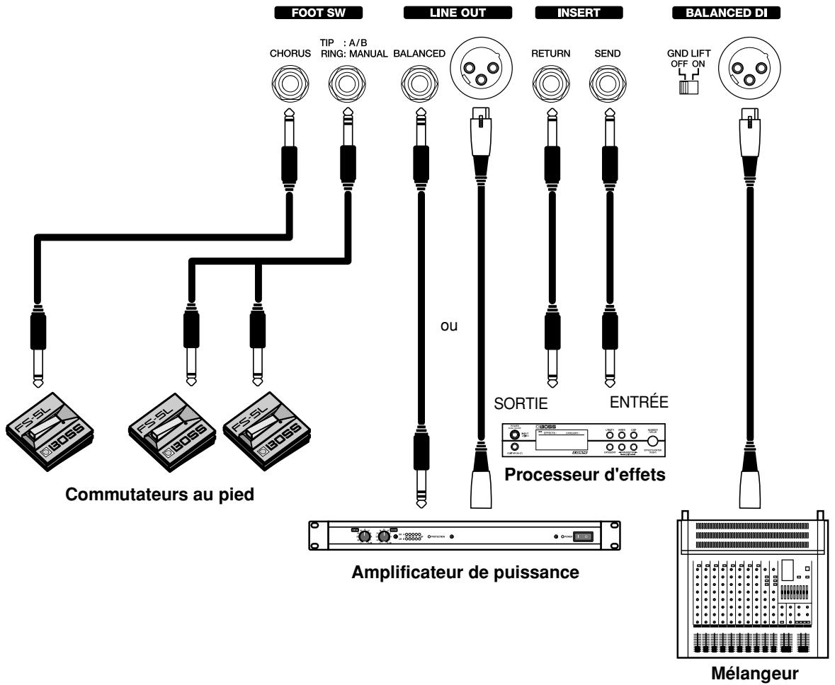 BOSS DB-900 - Connecteur CHORUS - 5