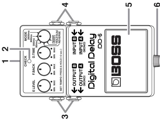 BOSS DD-6 - Témoin CHECK - 1
