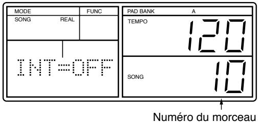 BOSS DR-770 - Spécification du tempo du morceau (tempo initial) - 1