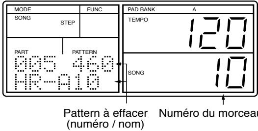 BOSS DR-770 - Effacer un pattern - 2