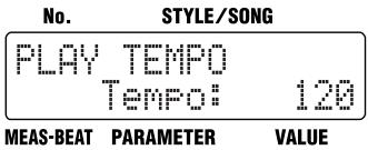 BOSS DR3 - Appuyez sur [TEMPO (TAP)] - 1