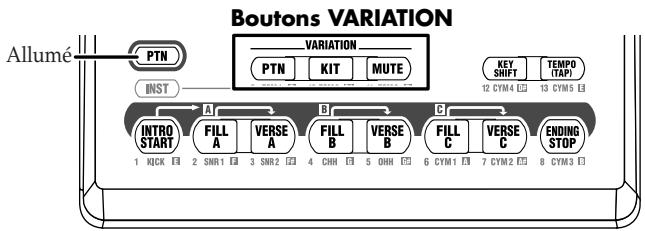 BOSS DR3 - Sélectionner des variations (VARIATION) - 1