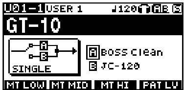 BOSS GT-10 - Affichage 3 - 1